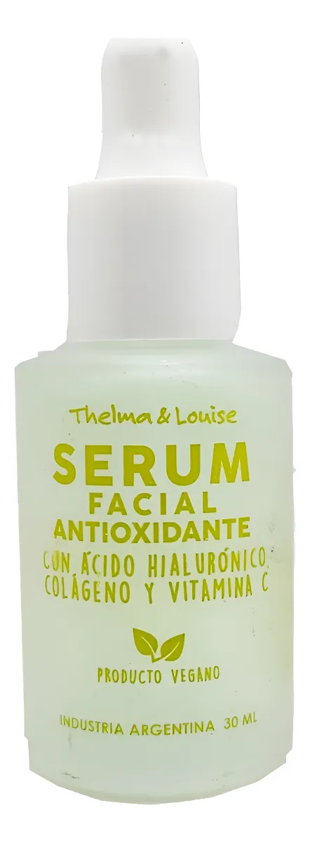 Serum facial antioxidante con ácido hialuronico Thelma y Louise 30ml